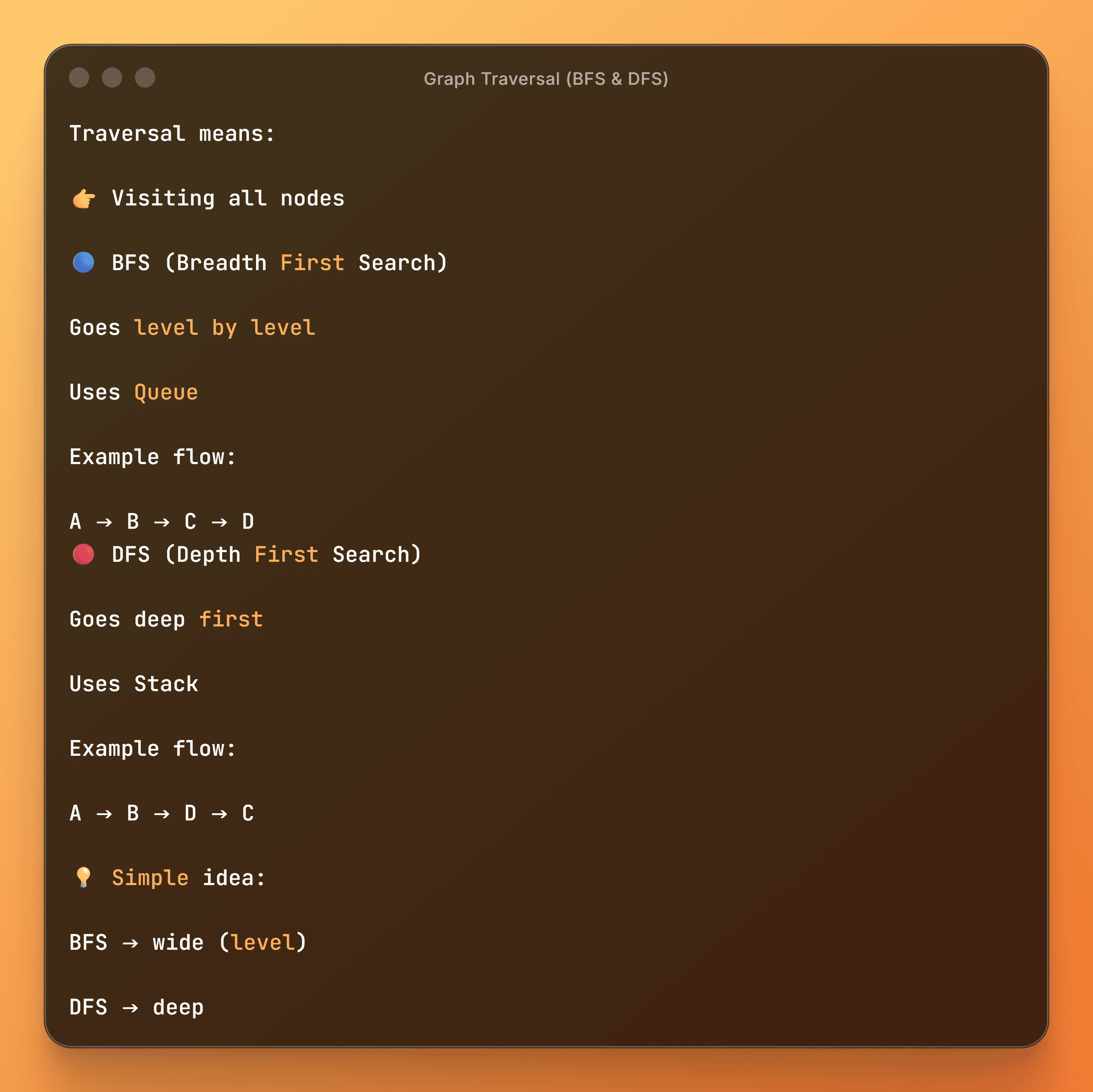 Graph Traversal: BFS & DFS
